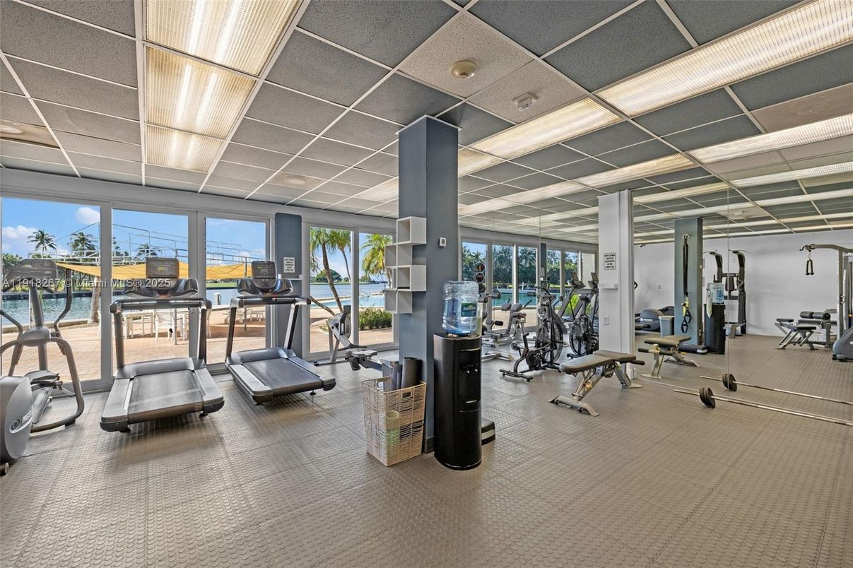 Fitness Equipment, Gym, Interior