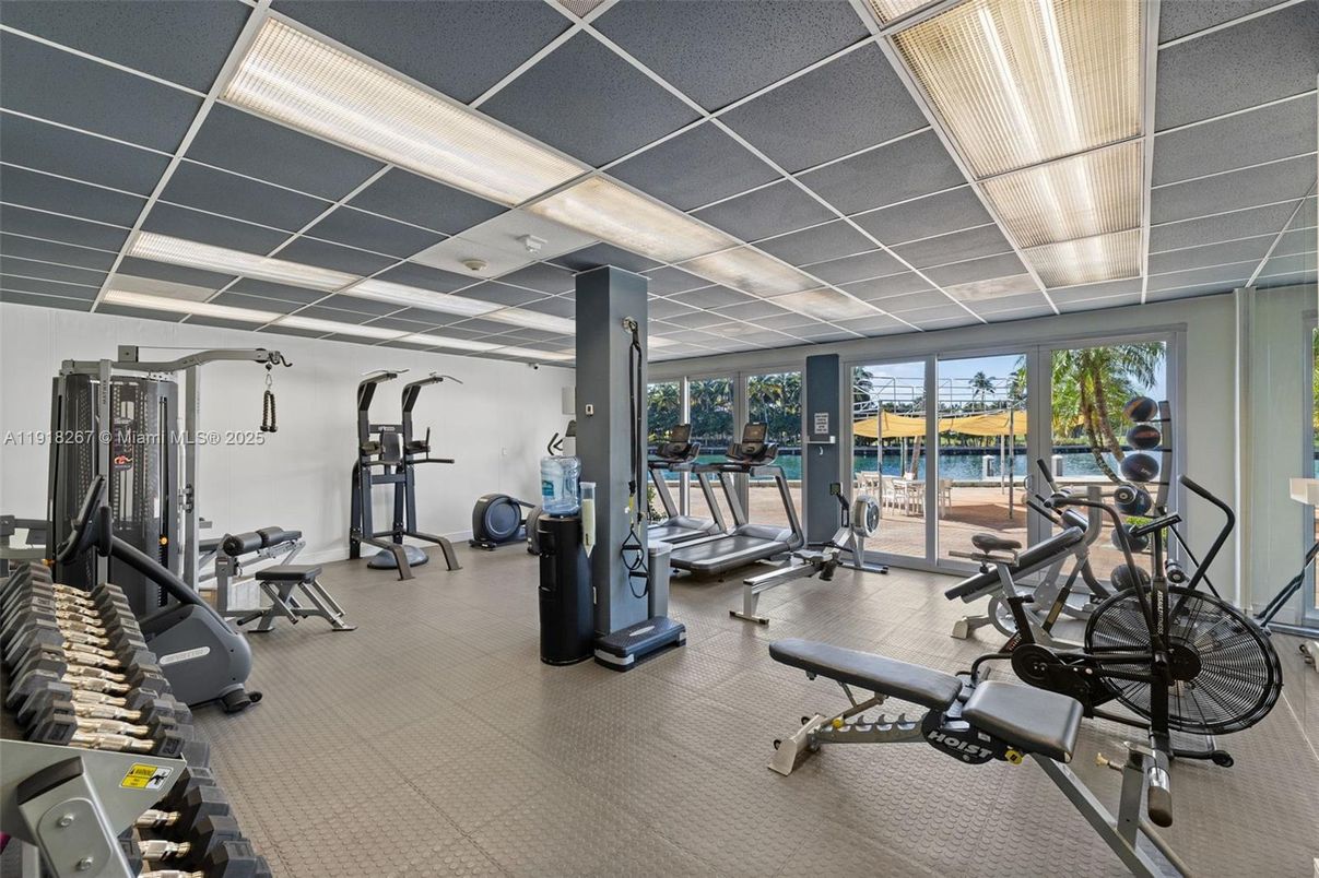 Fitness Equipment, Gym, Interior