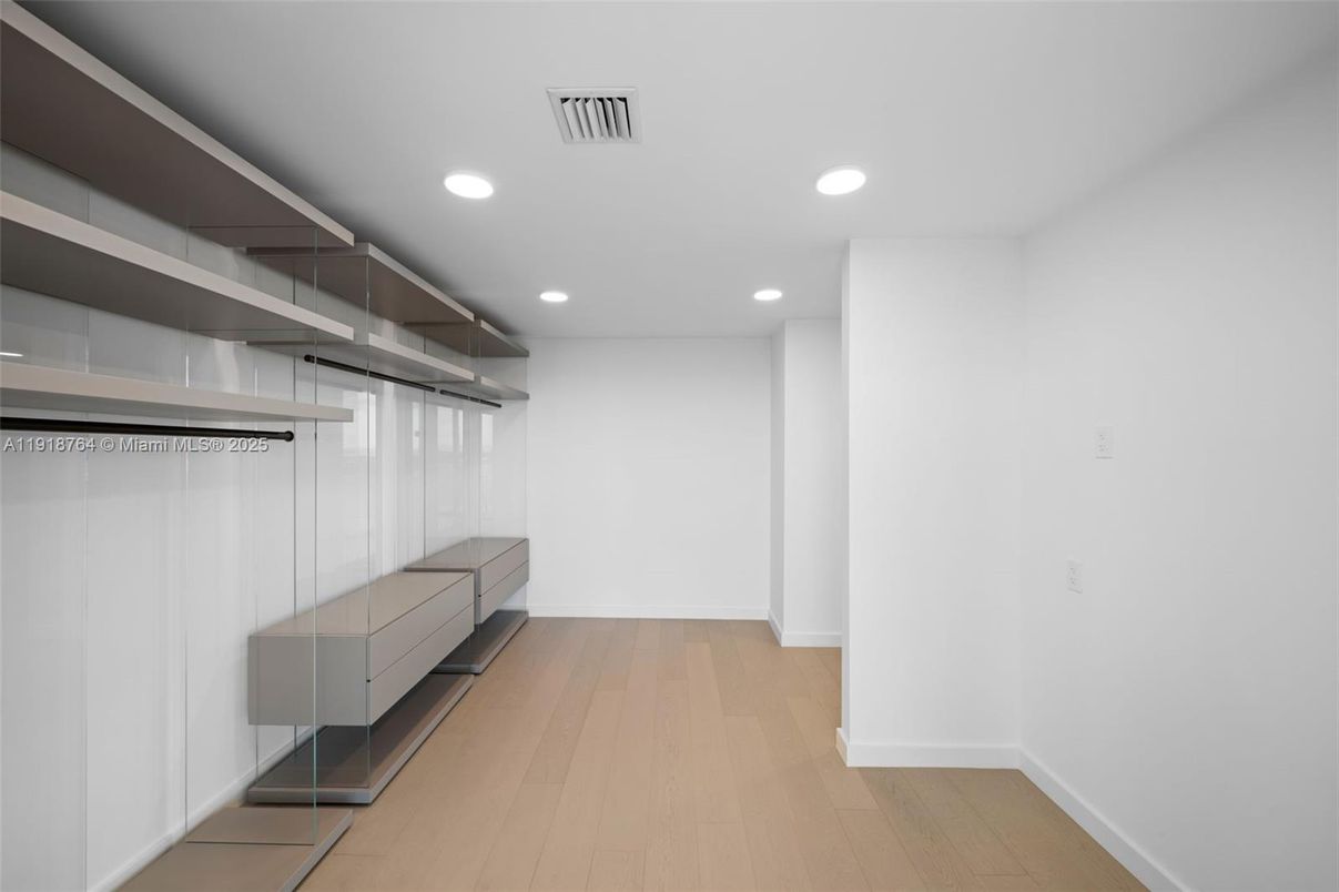 Interior, Recessed Lighting, Walk-in Closets, Wood Texture Flooring