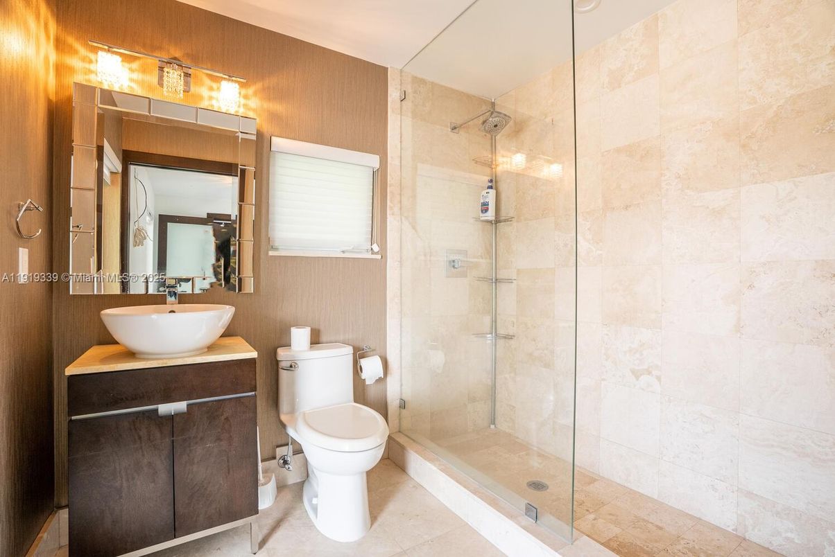 Bathroom, Glass Shower, Interior