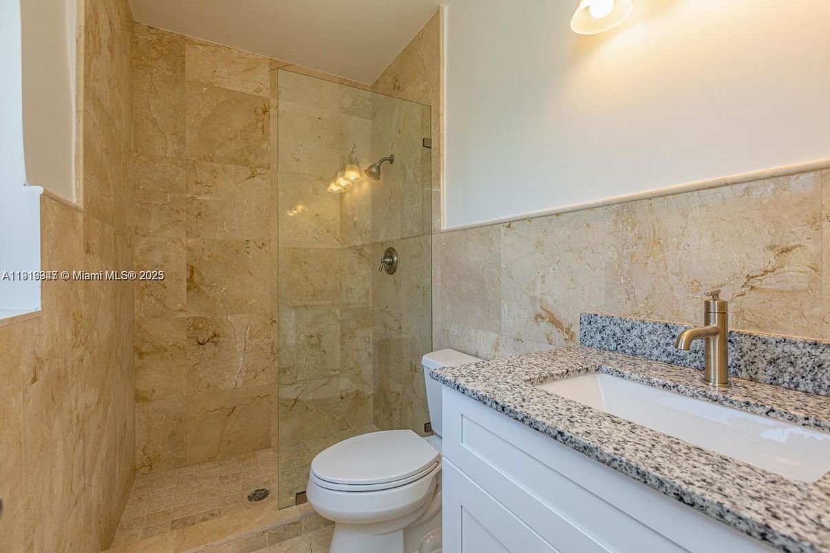 Bathroom, Glass Shower, Interior