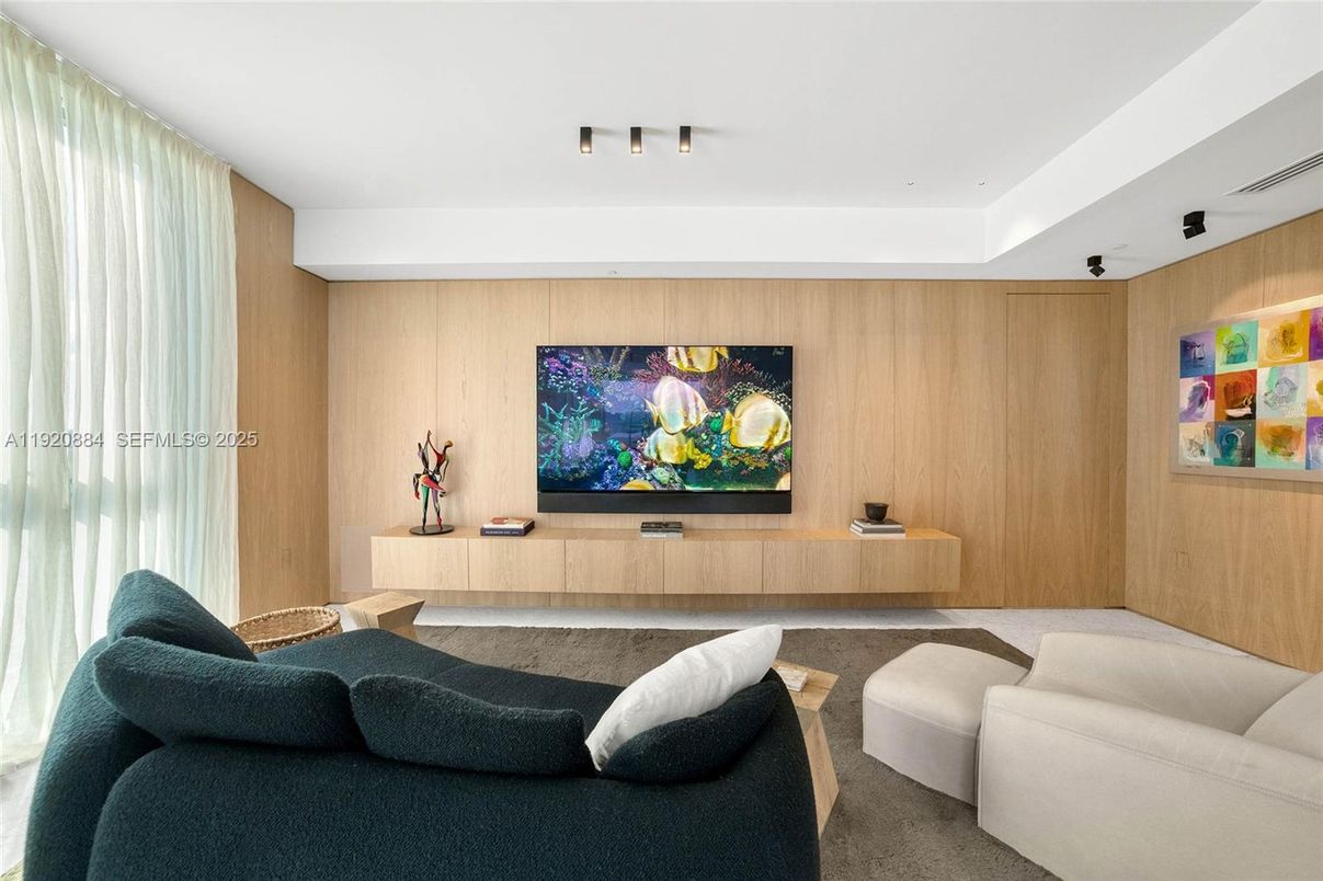 Interior, Living room, Wooden Walls