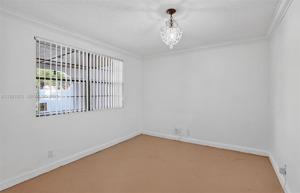 Chandelier, Empty room, Interior