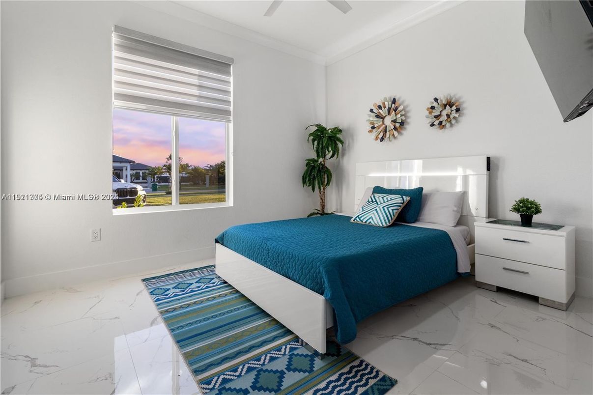 Bedroom, Interior, Marble