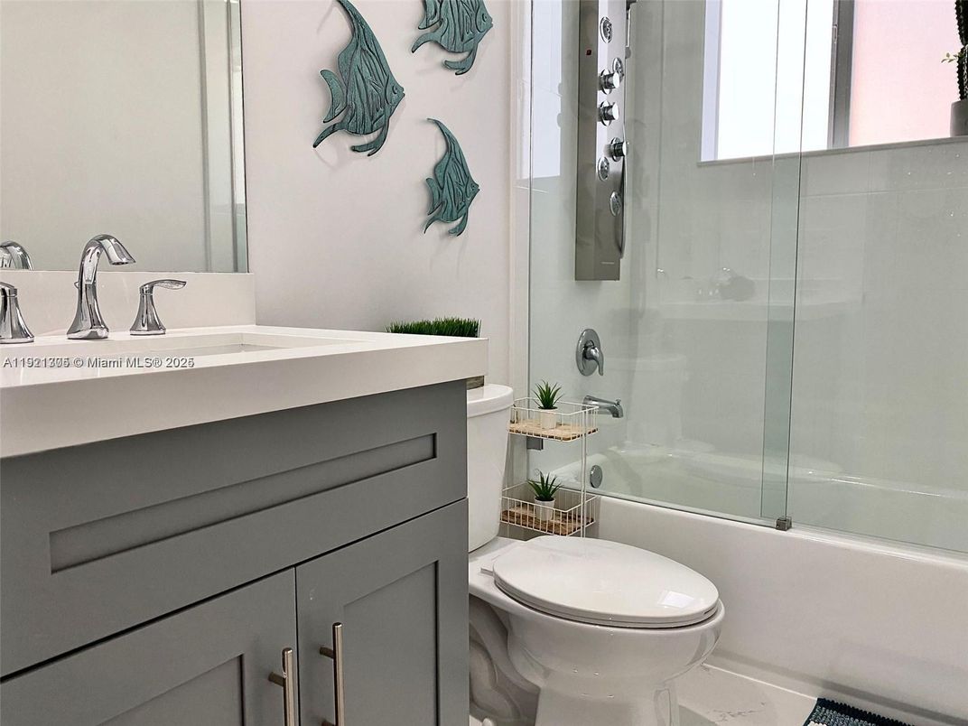 Bathroom, Glass Shower, Interior