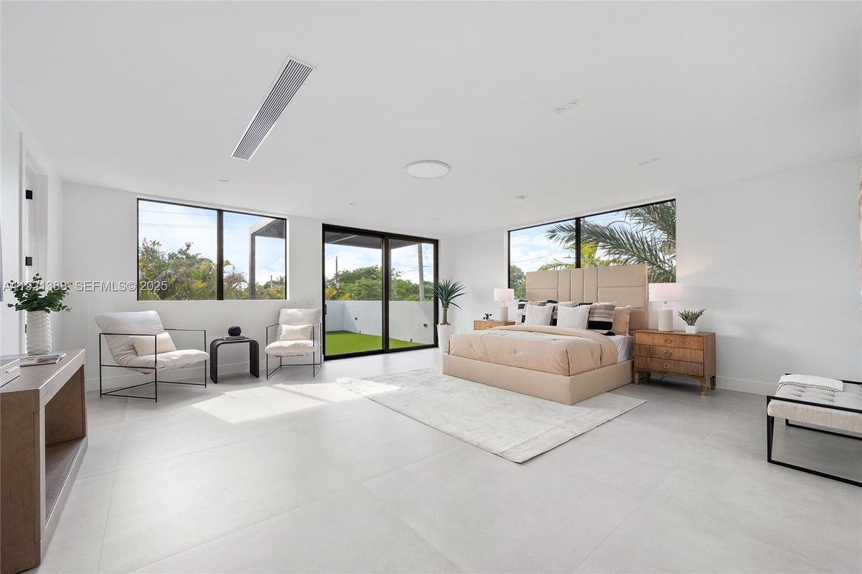 Bedroom, Interior, Recessed Lighting