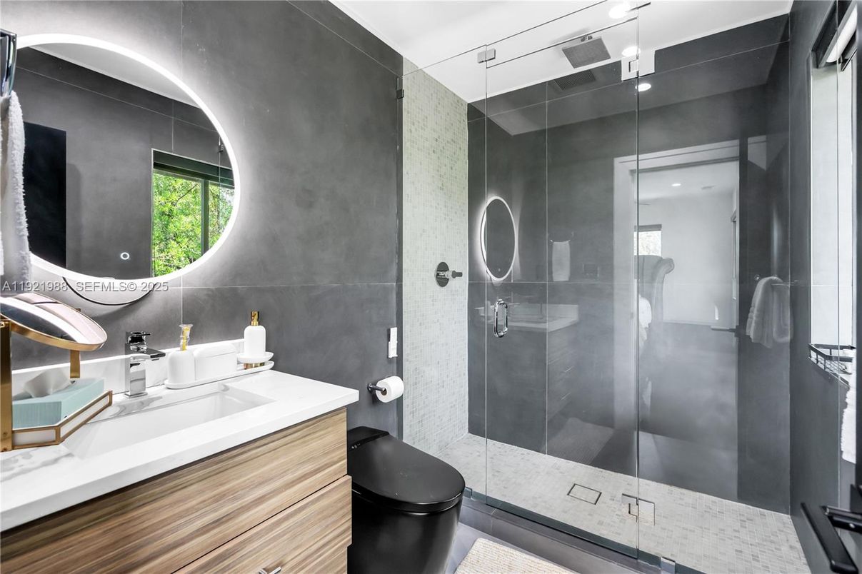 Bathroom, Glass Shower, Interior