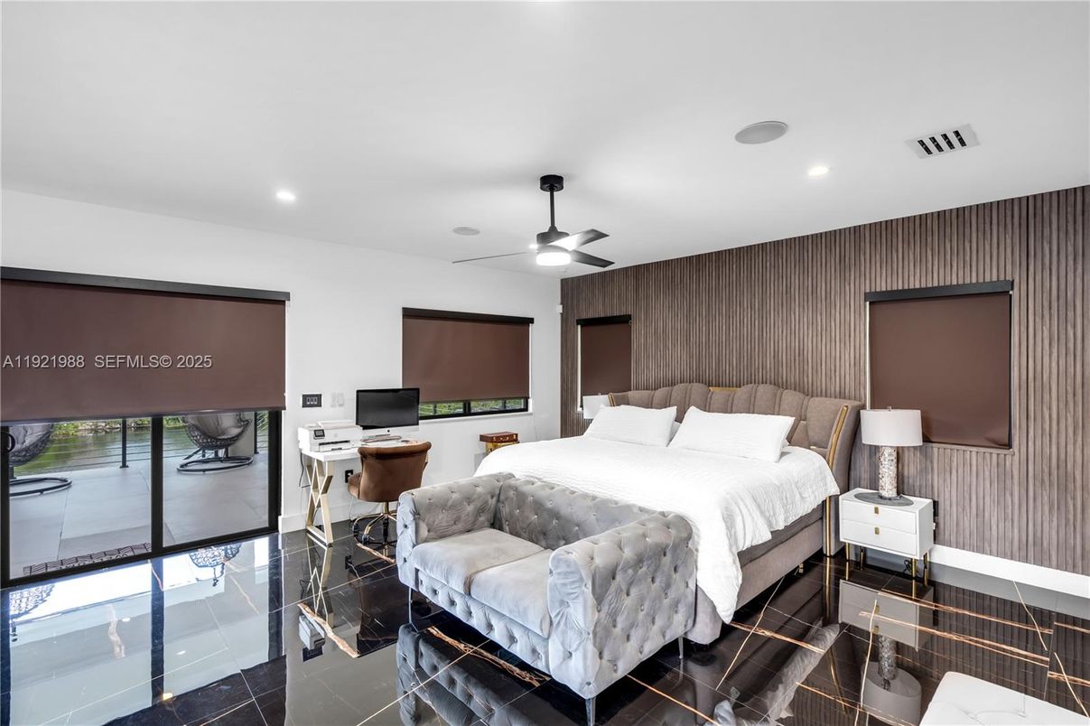 Bedroom, Home Office, Interior, Recessed Lighting