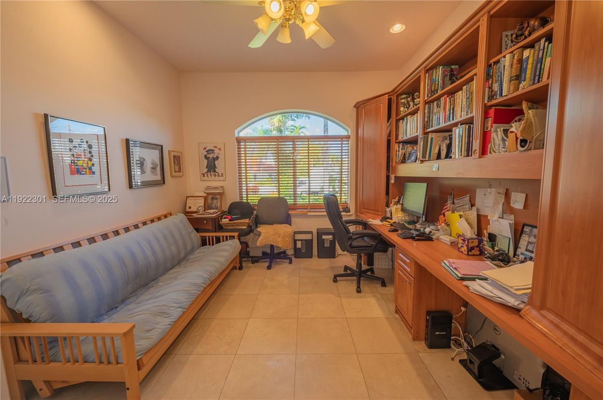 Home Office, Interior, Recessed Lighting