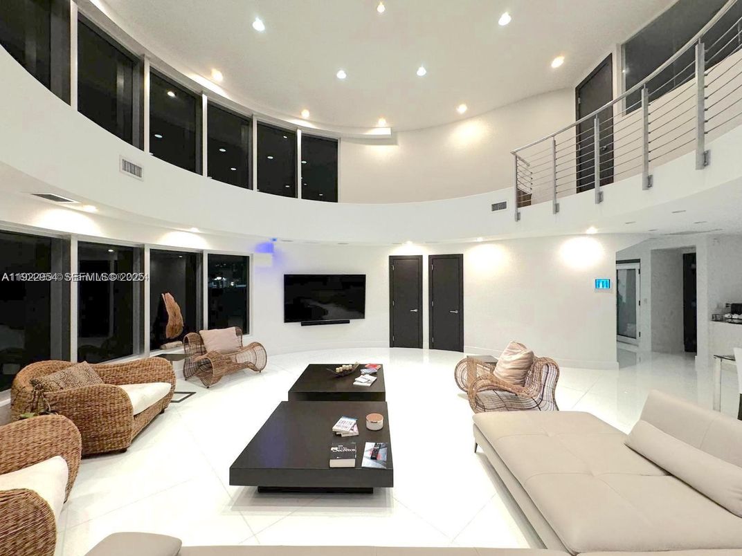 Interior, Living room, Recessed Lighting