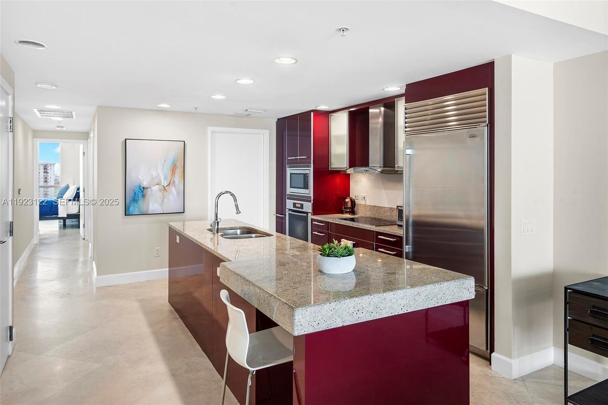 Interior, Kitchen, Recessed Lighting, Stainless Steel Appliances
