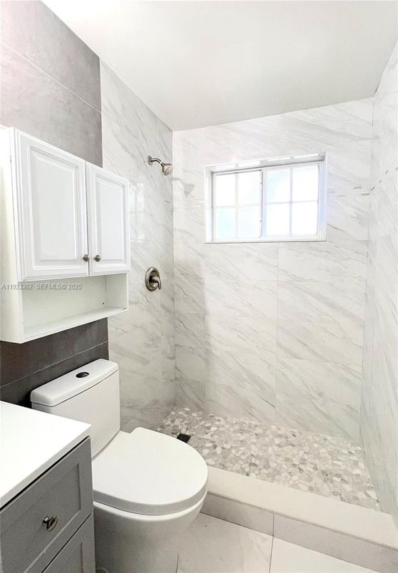 Bathroom, Glass Shower, Interior, Marble Walls