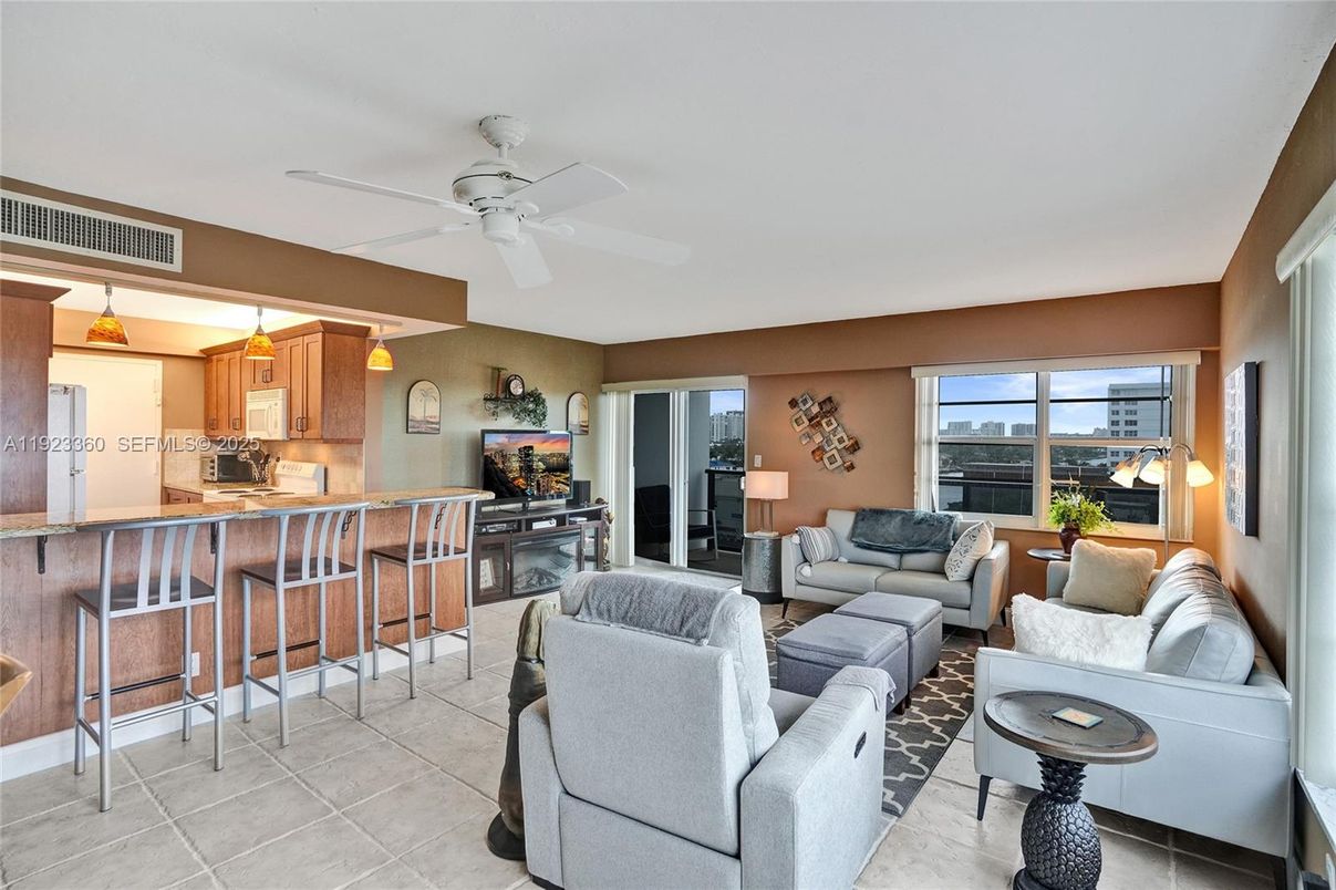 Interior, Kitchen, Living room