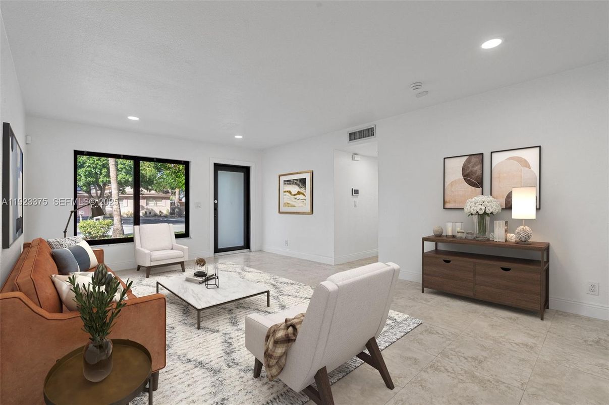 Interior, Living room, Recessed Lighting