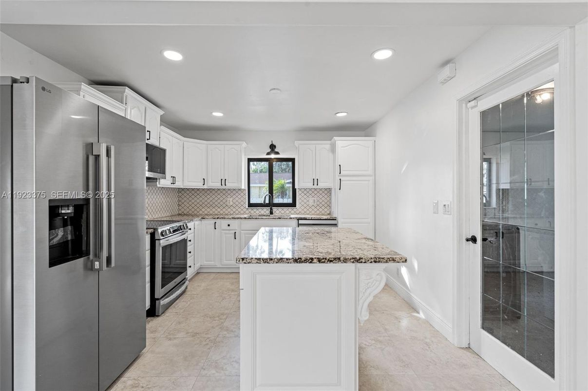 Interior, Kitchen, Recessed Lighting, Stainless Steel Appliances