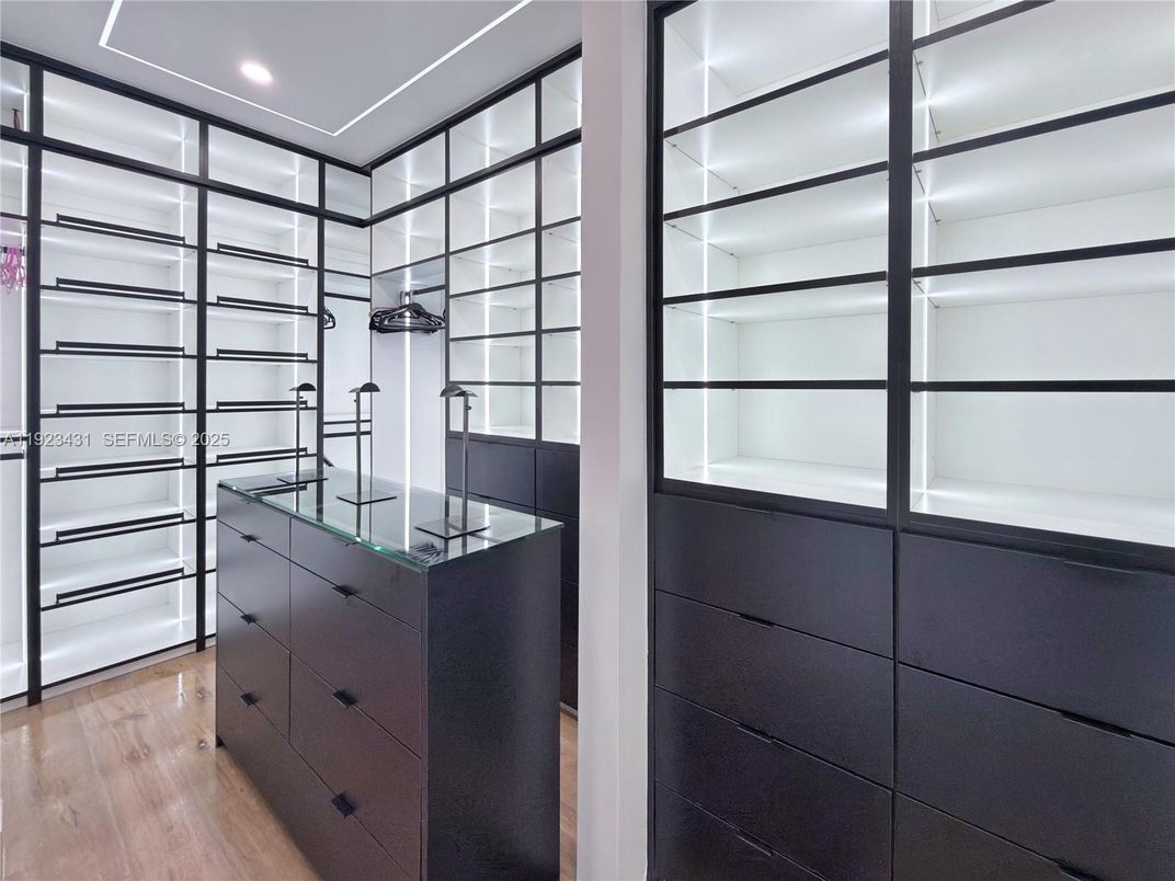 Interior, Recessed Lighting, Walk-in Closets, Wood Texture Flooring