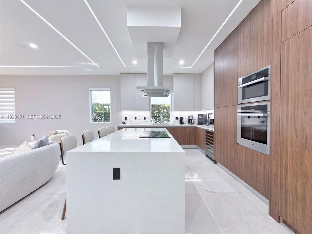 Interior, Kitchen, Recessed Lighting, Stainless Steel Appliances