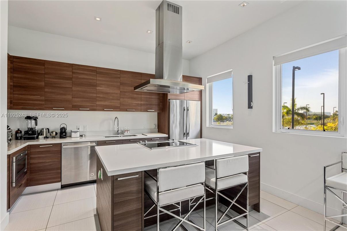 Interior, Kitchen, Recessed Lighting, Stainless Steel Appliances