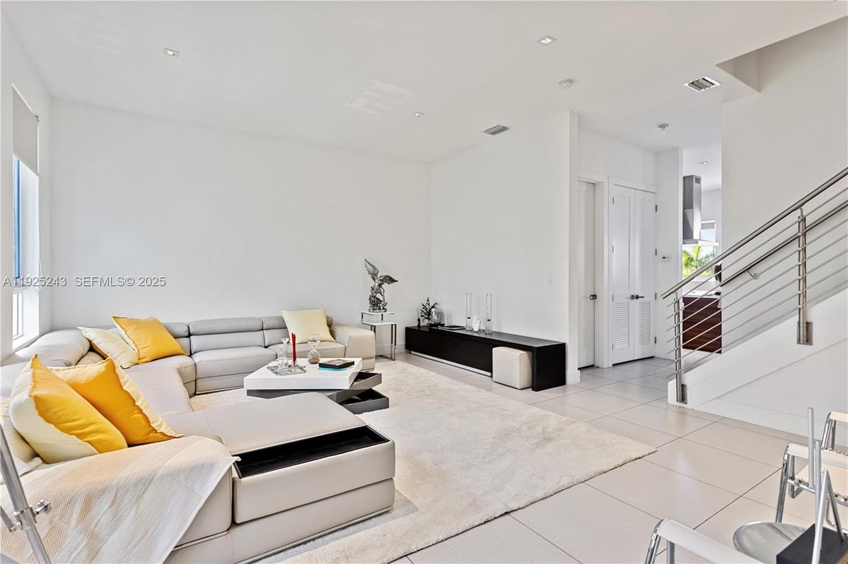 Interior, Living room, Recessed Lighting