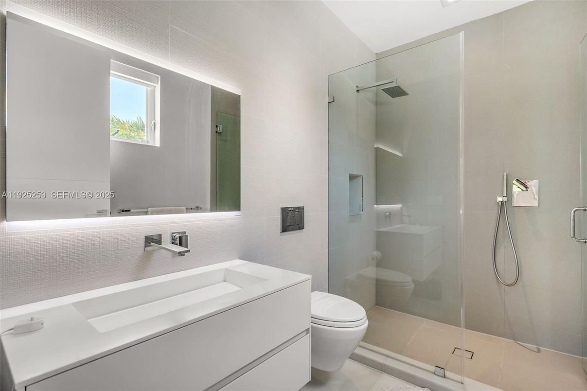 Bathroom, Glass Shower, Interior