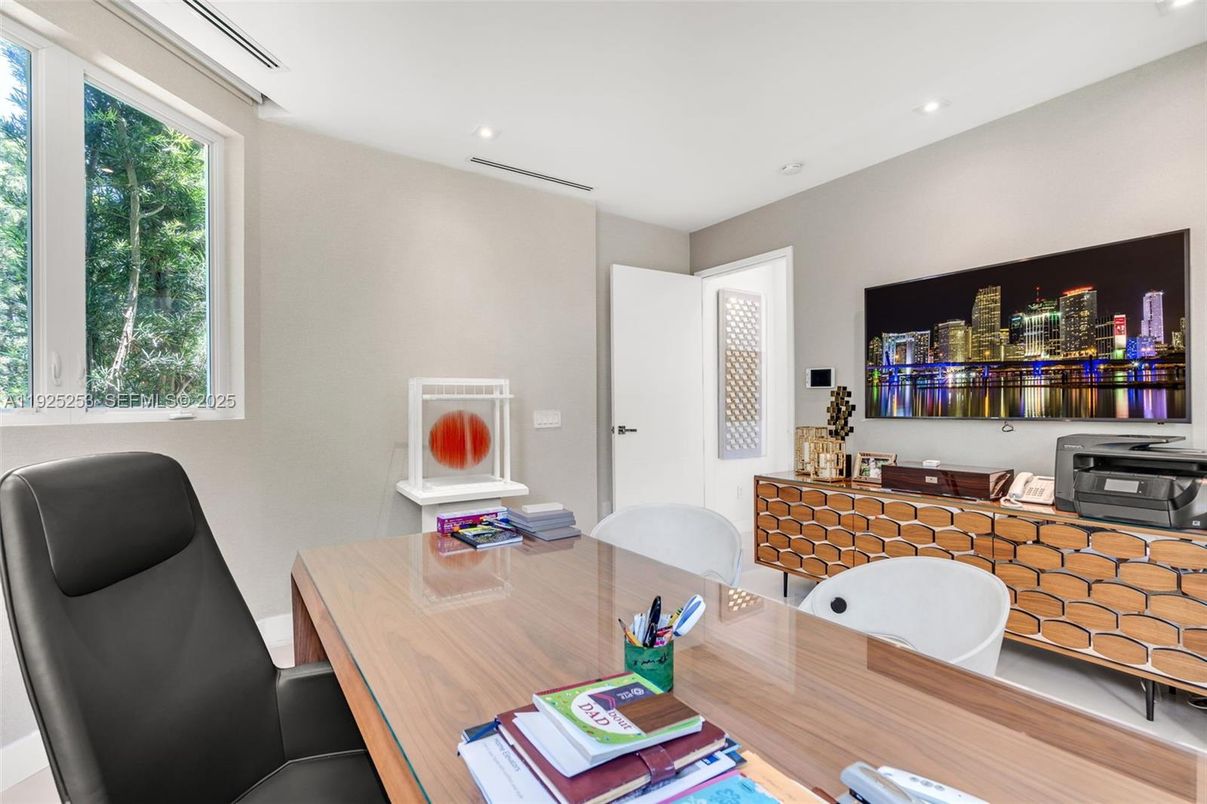 Home Office, Interior, Recessed Lighting