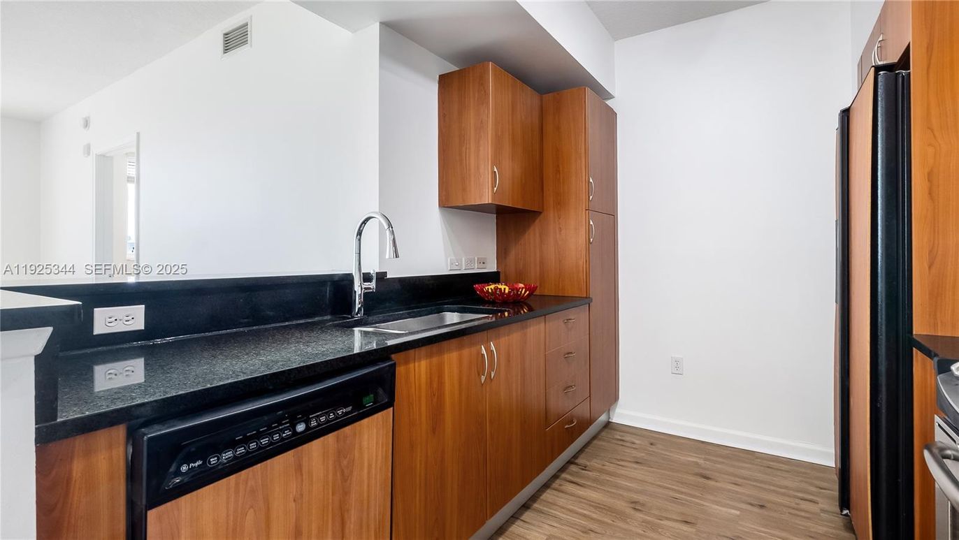 Interior, Kitchen, Wood Texture Flooring