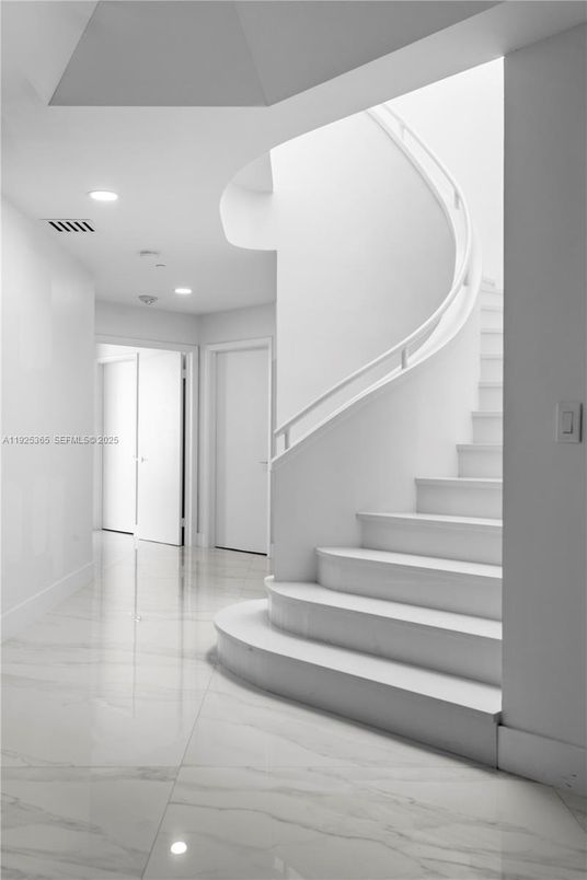 Interior, Marble, Recessed Lighting