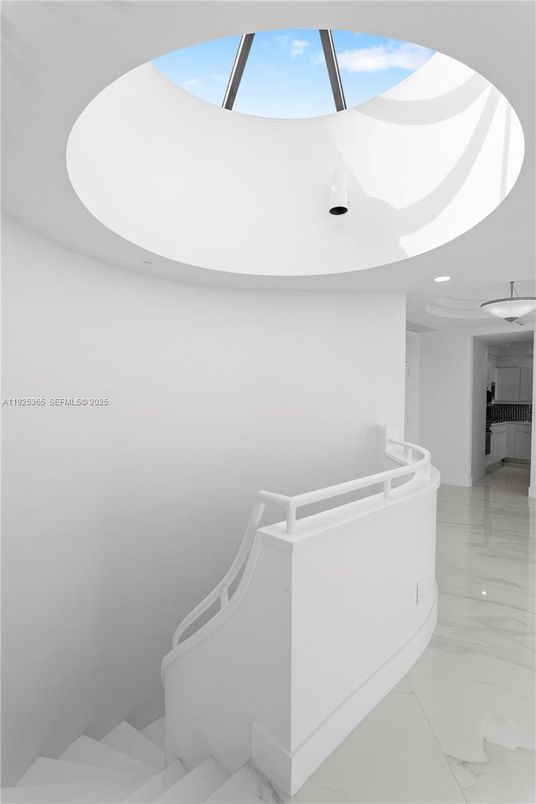 Glass Ceilings, Interior, Marble, Recessed Lighting