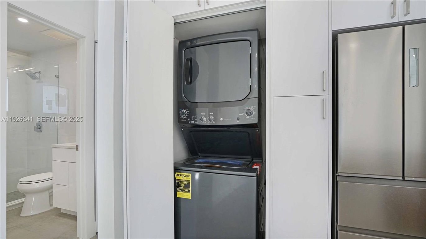 Bathroom, Interior, Recessed Lighting, Utility Closets, Washer