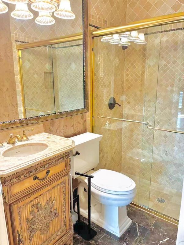 Bathroom, Glass Shower, Interior