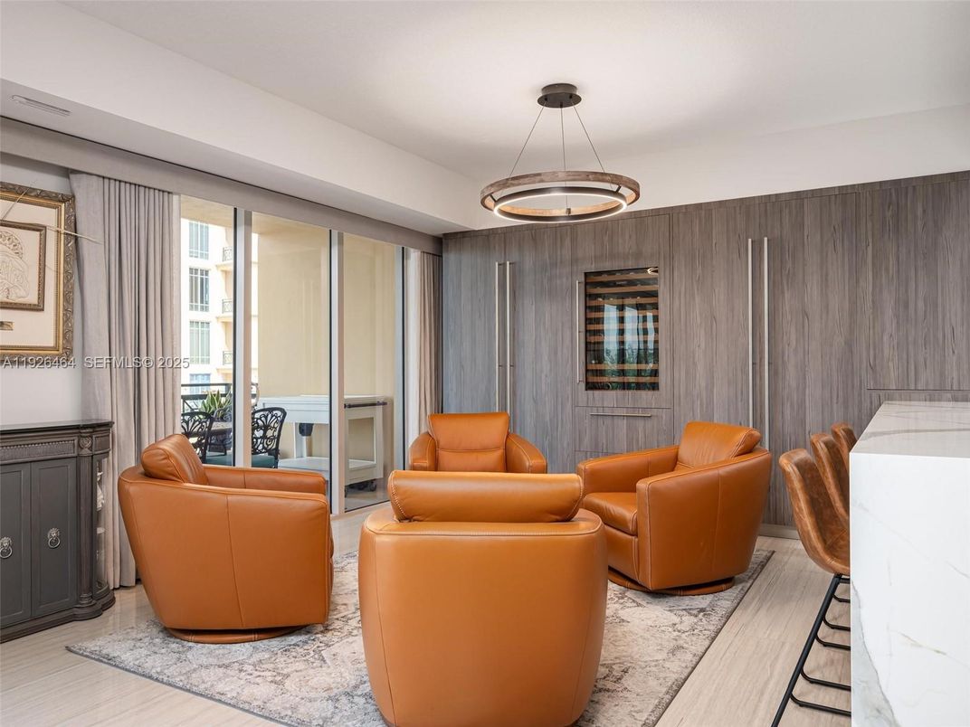 Interior, Living room, Pendant Lights, Wood Texture Flooring