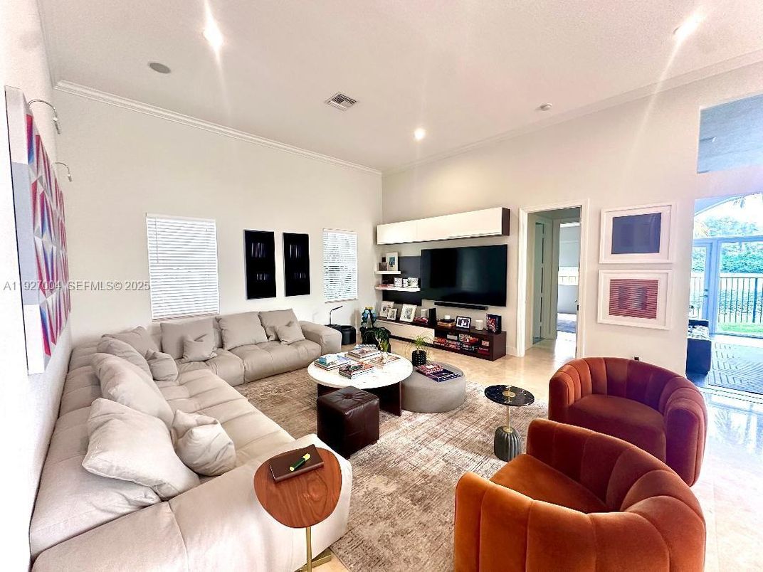 Interior, Living room, Recessed Lighting