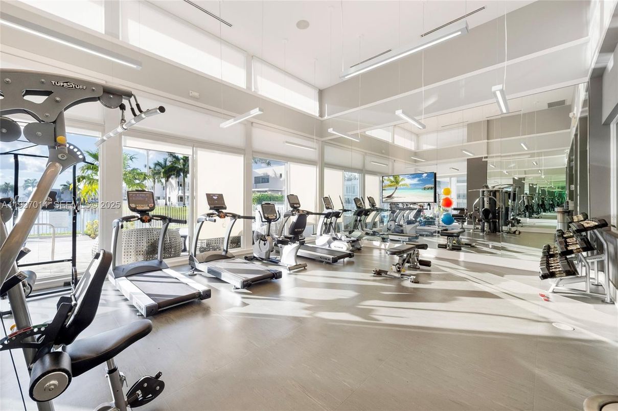 Fitness Equipment, Gym, Interior