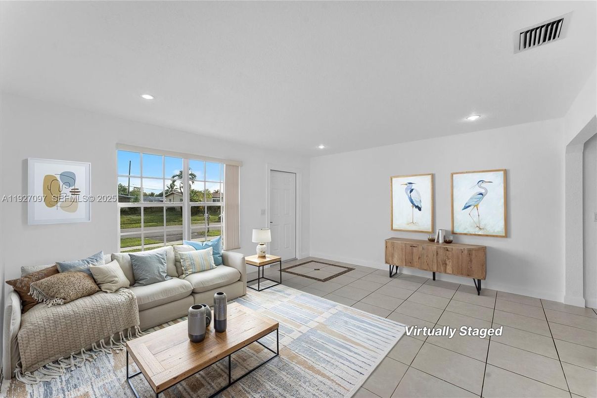 Interior, Living room, Recessed Lighting