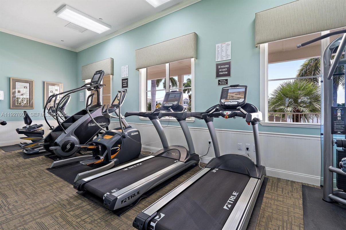 Fitness Equipment, Gym, Interior