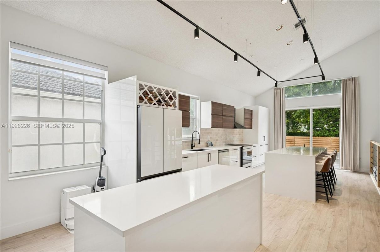 Interior, Kitchen, Wood Texture Flooring