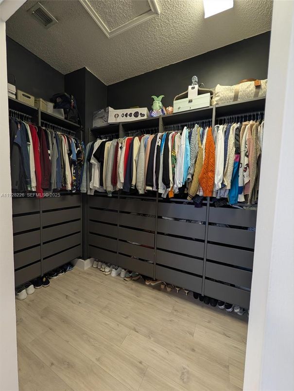 Interior, Walk-in Closets, Wood Texture Flooring