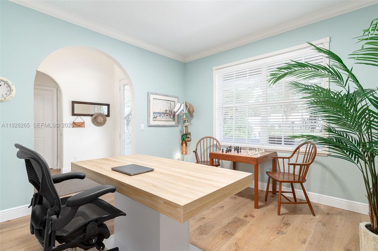 Home Office, Interior, Wood Texture Flooring