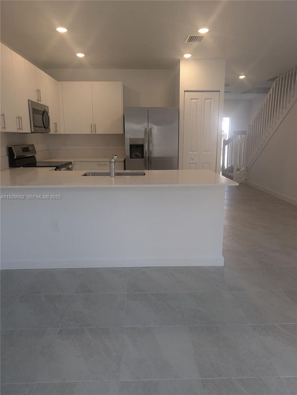 Interior, Kitchen, Recessed Lighting, Stainless Steel Appliances