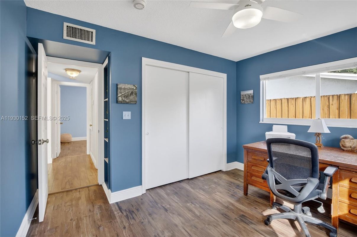 Home Office, Interior, Wood Texture Flooring