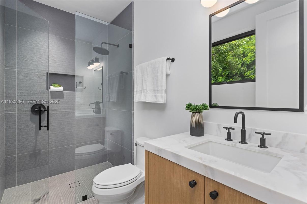 Bathroom, Glass Shower, Interior