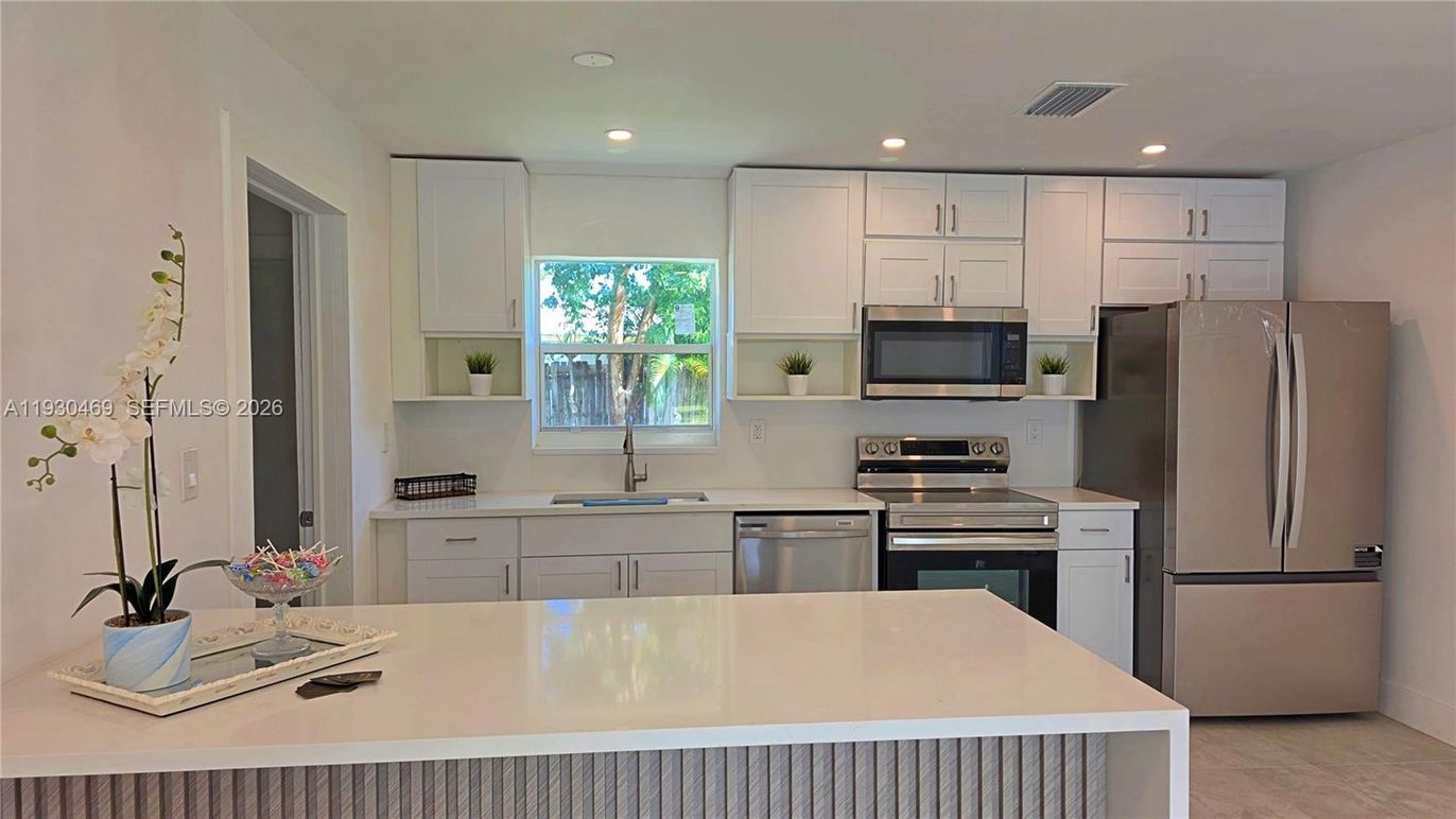 Interior, Kitchen, Recessed Lighting, Stainless Steel Appliances