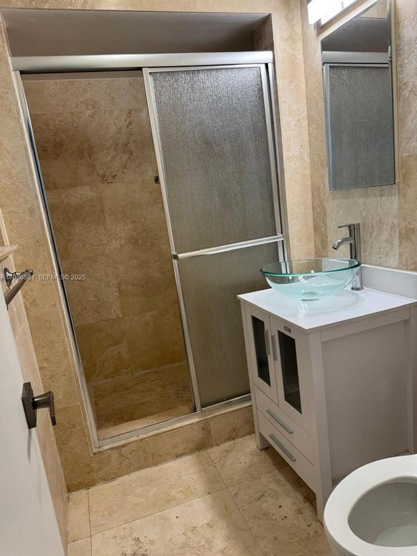 Bathroom, Glass Shower, Interior