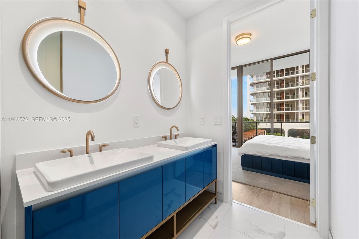 Bathroom, Bedroom, Dual Sink Vanities, Interior, Marble