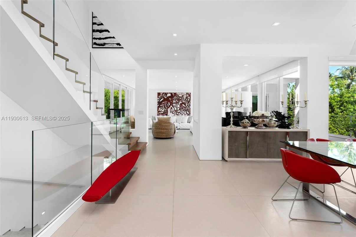 Interior, Living room, Recessed Lighting