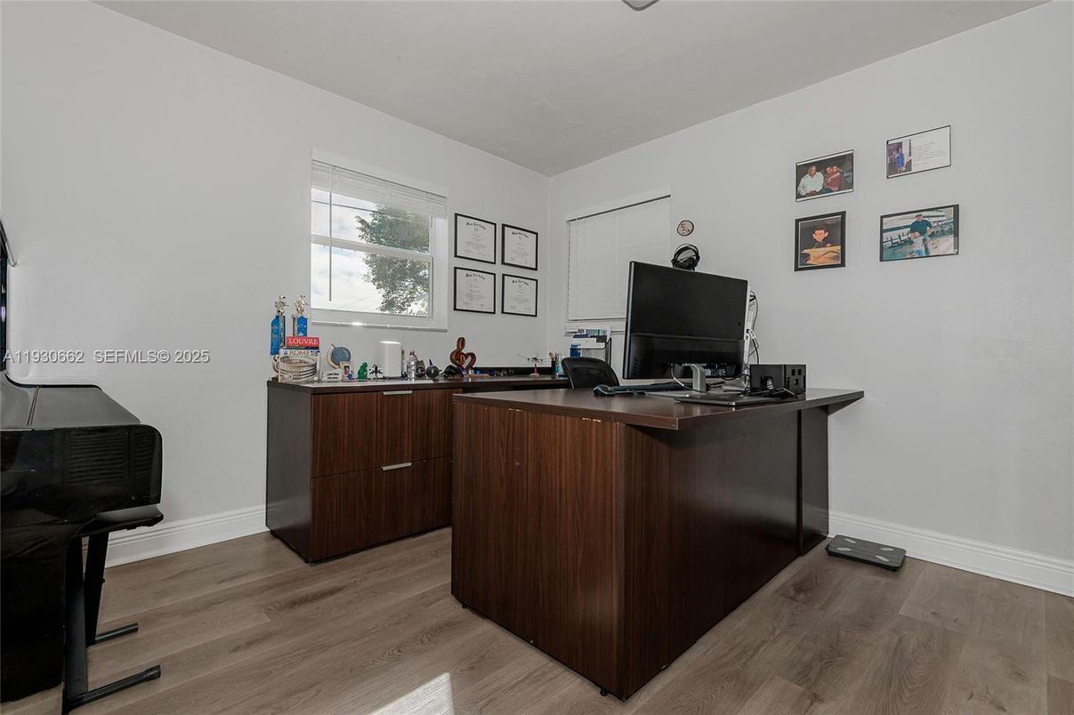 Home Office, Interior, Wood Texture Flooring