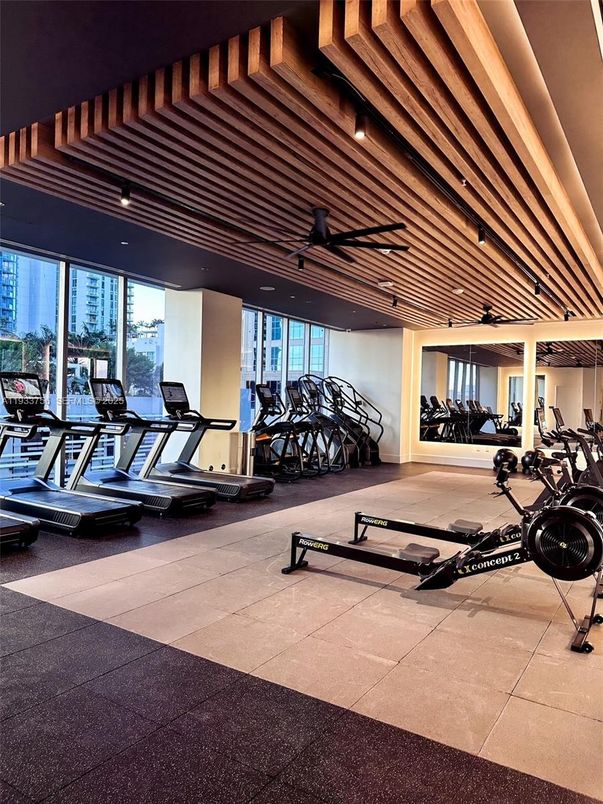 Fitness Equipment, Gym, Interior