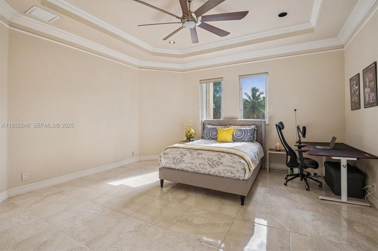 Bedroom, Home Office, Interior, Recessed Lighting