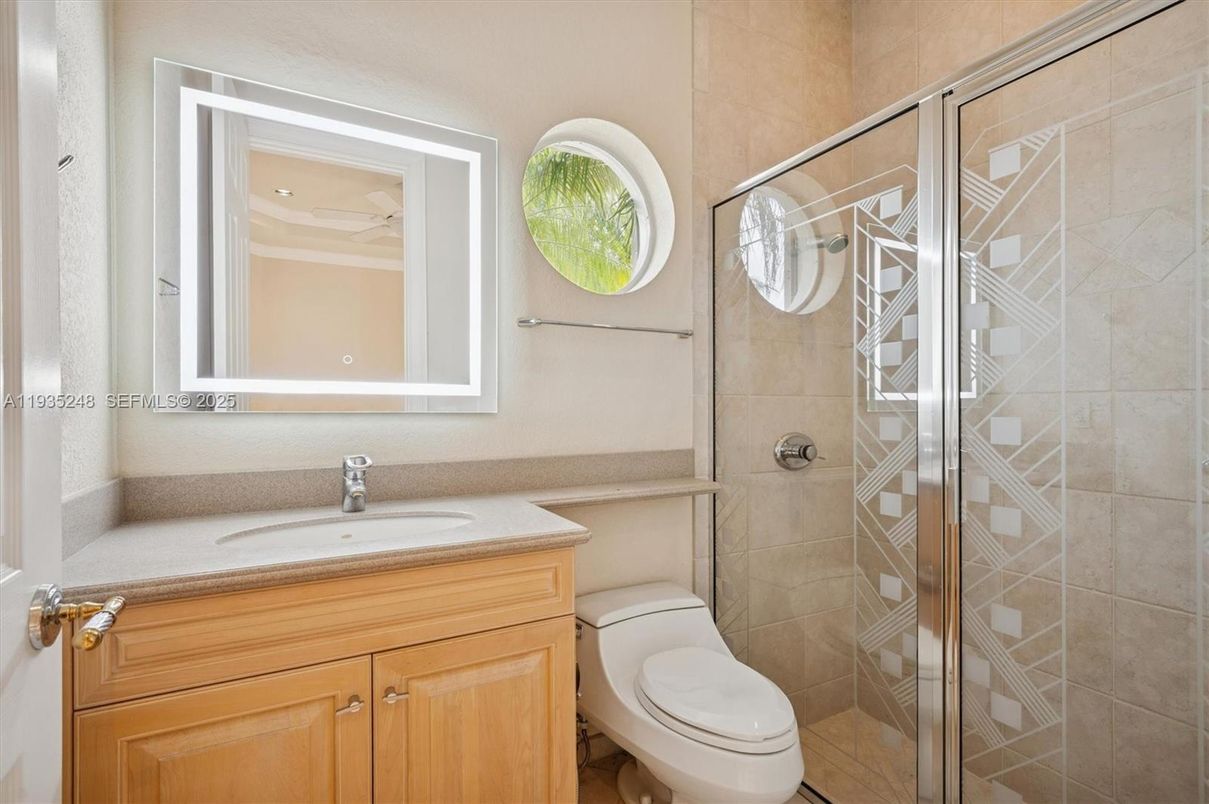 Bathroom, Glass Shower, Interior