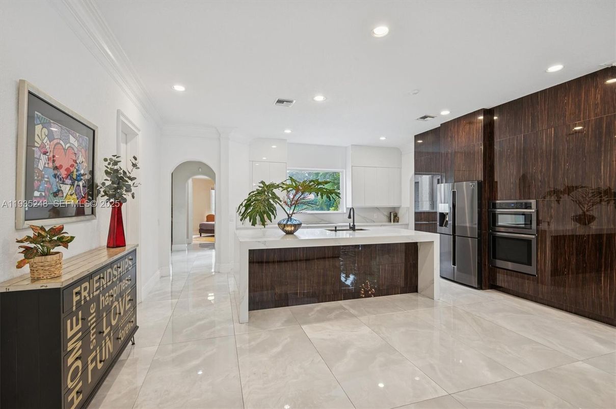 Interior, Kitchen, Recessed Lighting, Stainless Steel Appliances